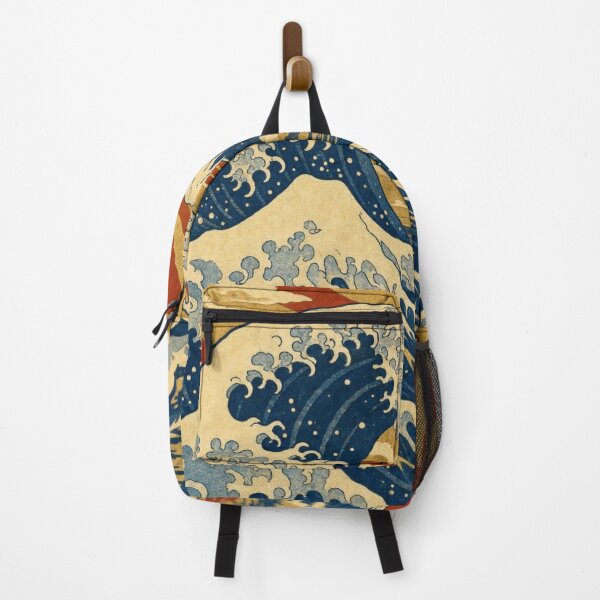 Item preview, The Great Wave Off Kanagawa and Mount Fuji Sunset - Vintage Japanese Ukiyo-e Art designed and sold by vekotpu.
