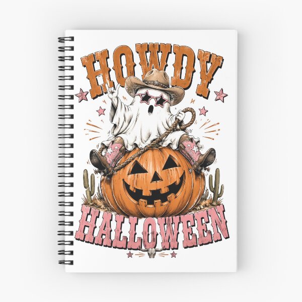 Item preview, Howdy Halloween Cowboy Ghost Pumpkin designed and sold by Sovereign Supply Co..