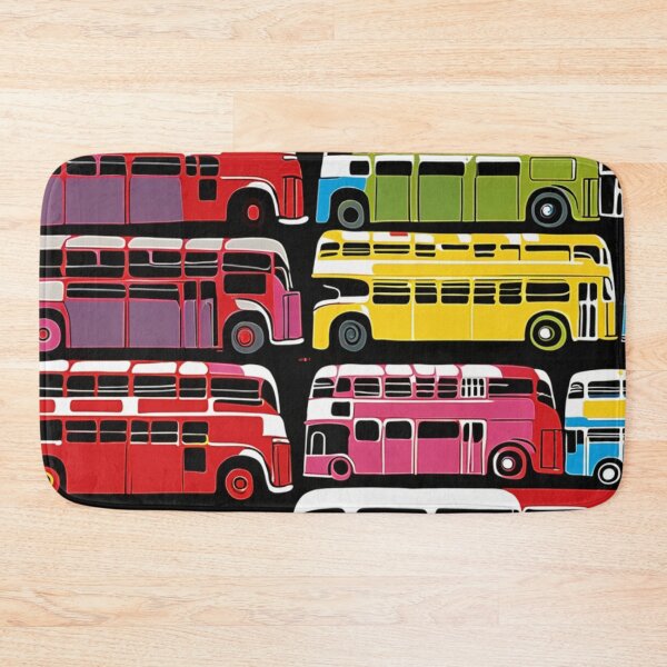 Item preview, London Bus Pop Art – Colorful Double Decker Bus Collection designed and sold by Arteque.