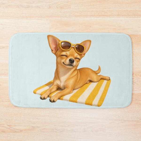 Item preview, Cute Chihuahua Sunbathing  with Sunglasses designed and sold by DelightfulUK.