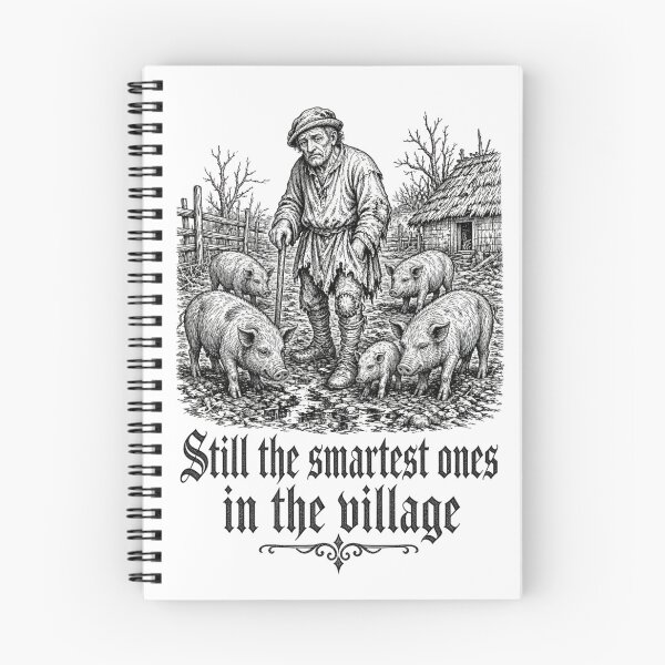 Item preview, Still the Smartest Ones Village designed and sold by lArtsCorner.
