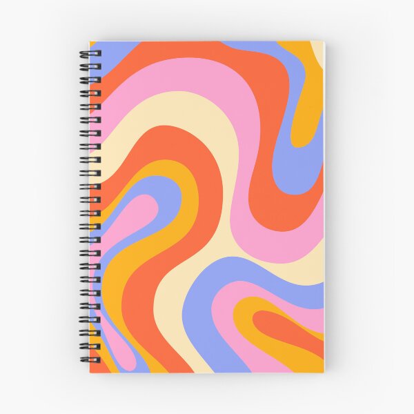 Item preview, Trippy Coastal Sunset Swirl – Vintage Abstract Fluid Wave Pattern designed and sold by Frohyou.