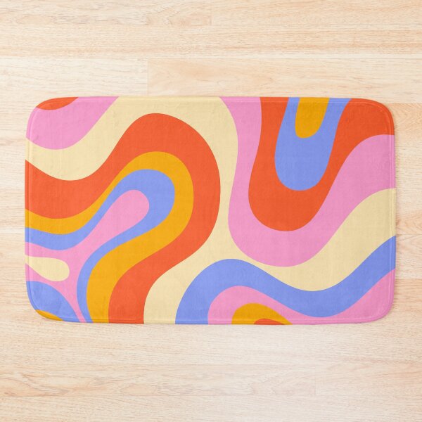 Item preview, Trippy Coastal Sunset Swirl – Vintage Abstract Fluid Wave Pattern designed and sold by Frohyou.