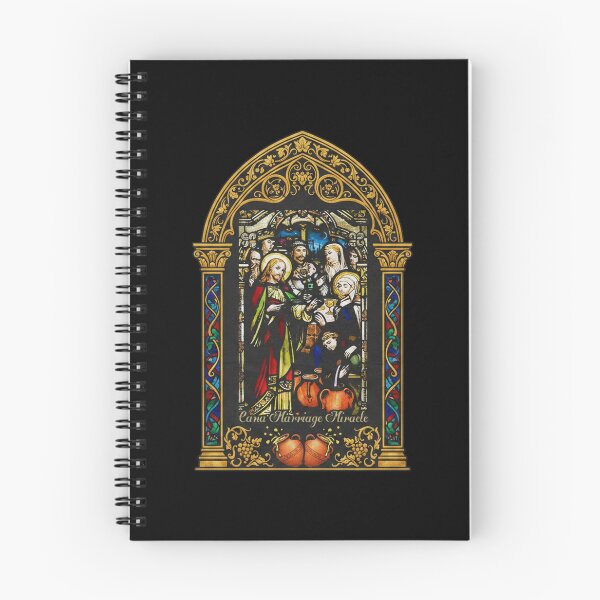 Item preview, Cana Marriage Miracle Jesus Water Into Wine Stained Glass Arch designed and sold by Dravienart.