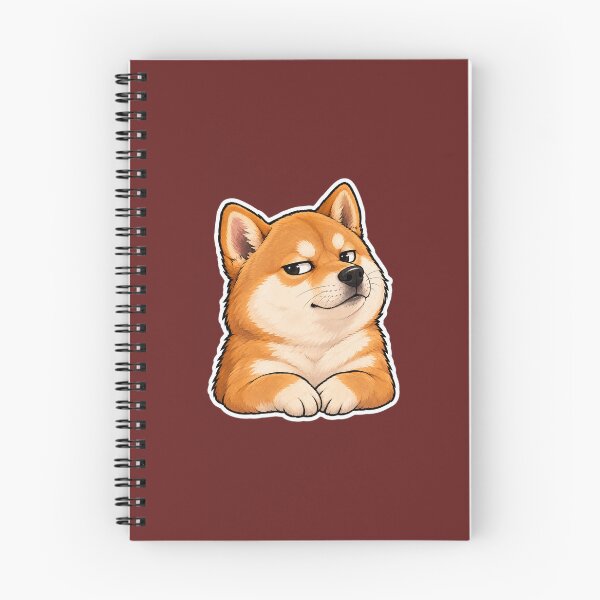 Item preview, Smug Shiba Inu Sticker – Funny Judging Dog Meme designed and sold by CROFTARTS.