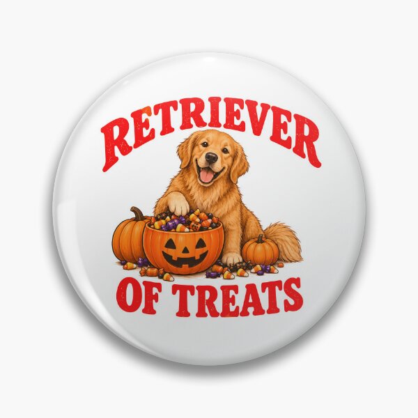 Item preview, Retriever of Treats Golden Retriever Halloween designed and sold by AhmedAlbb.
