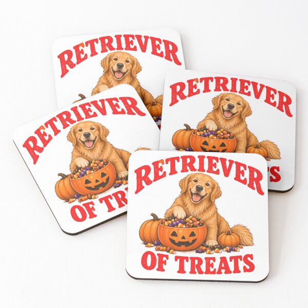 Item preview, Retriever of Treats Golden Retriever Halloween designed and sold by AhmedAlbb.