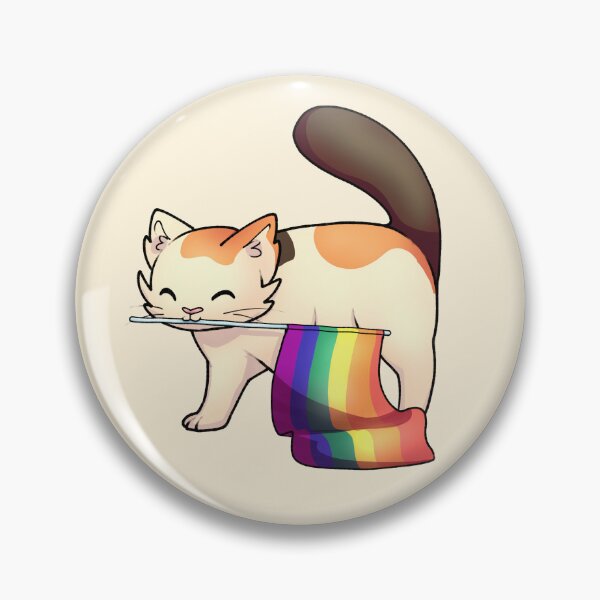 Item preview, LGBT cat designed and sold by MixiLunar.