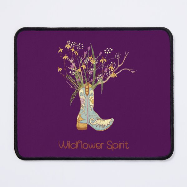 Item preview, Wildflower Spirit Bouquet in a Cowgirl Boot designed and sold by MayCartPrintArt.