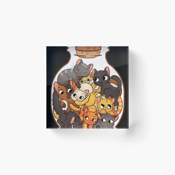 Item preview, Bottle of Cats designed and sold by RetroGalaxies.