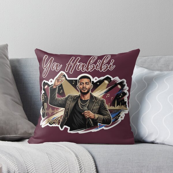 Item preview, Mohamed Ramadan Ya Habibi Song Lyric Sticker designed and sold by KaBaRen.