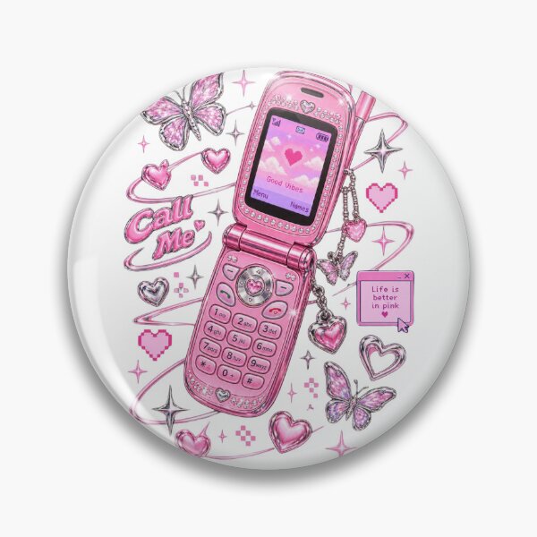Item preview, Pink flip phone designed and sold by BiaSMartins.