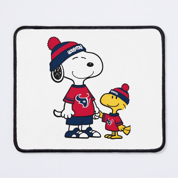 Item preview, Snoopy Woodstock Houston Texans NFL Football designed and sold by fizzstocmathepa.
