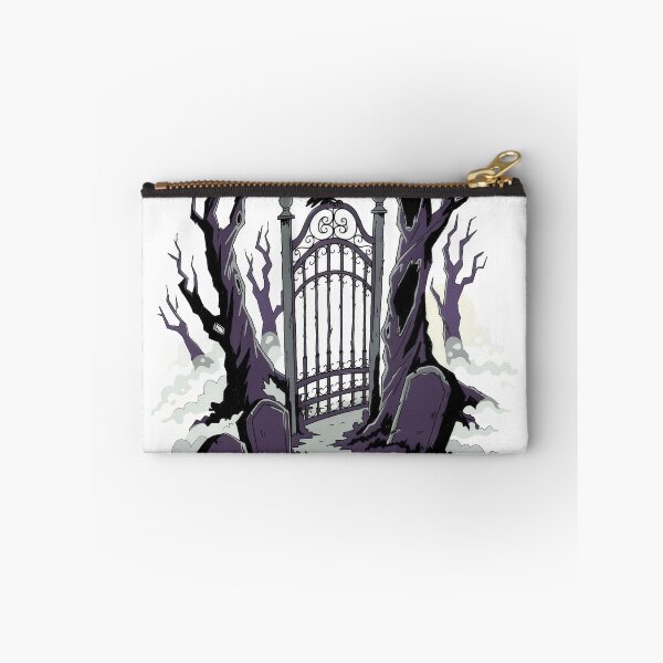 Item preview, Cemetery gate in the fog designed and sold by nomadjoiner.