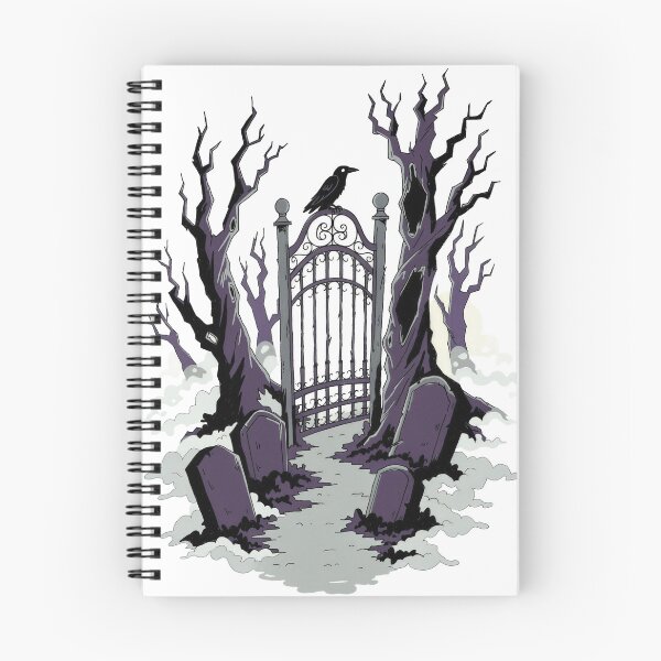 Item preview, Cemetery gate in the fog designed and sold by nomadjoiner.
