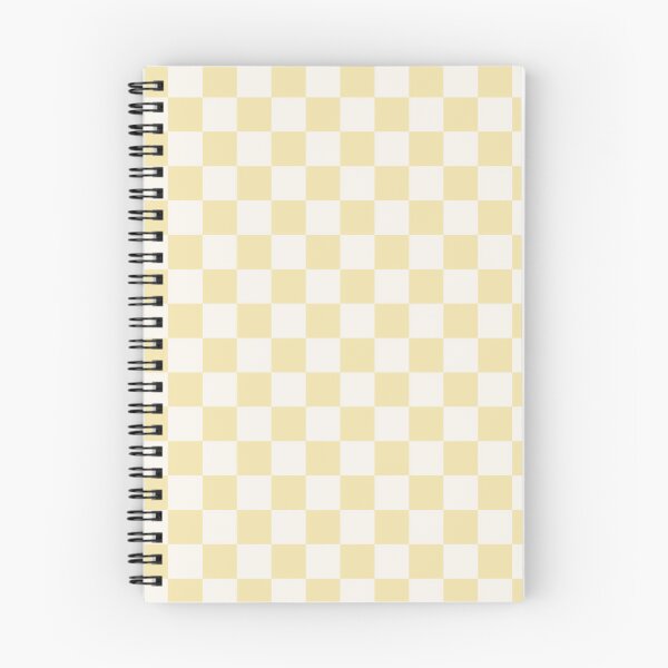 Item preview, Small Butter Yellow Checkerboard Sticker | Warm Cottagecore Checkered Pattern designed and sold by DColourMuse.