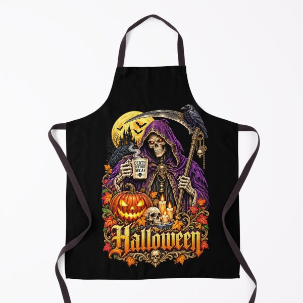 Item preview, Spooky Grim Reaper Coffee Humor designed and sold by Lombardino.