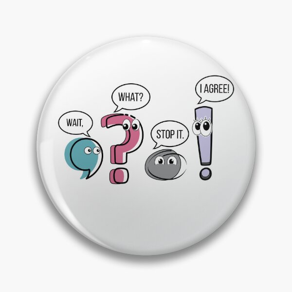Item preview, Funny Punctuation Marks Classroom Conversation designed and sold by Krasnovaovaova.