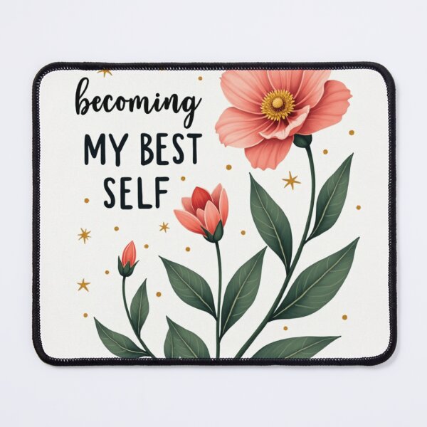 Item preview, Becoming My Best Self – Floral Inspiration designed and sold by PURPOSE RISE CO..