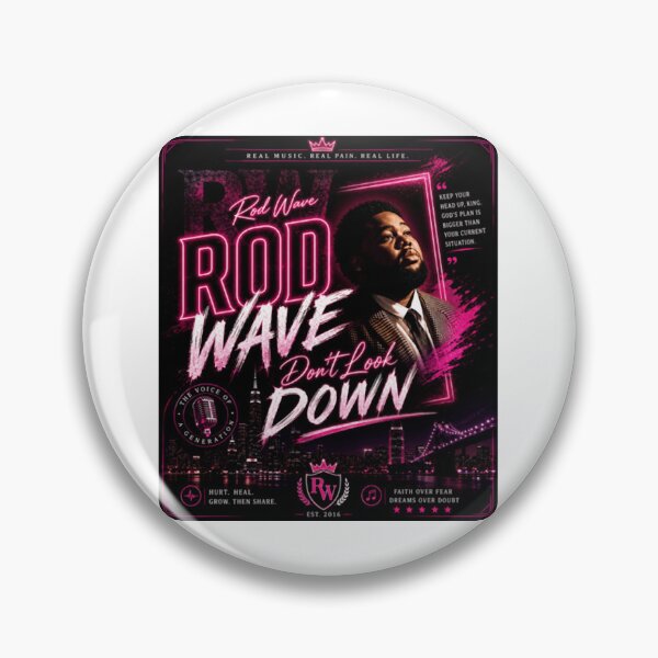Artikelvorschau, Rod Wave Don't Look Down Musik-Tour 2026 entworfen und verkauft von StainedMoons.