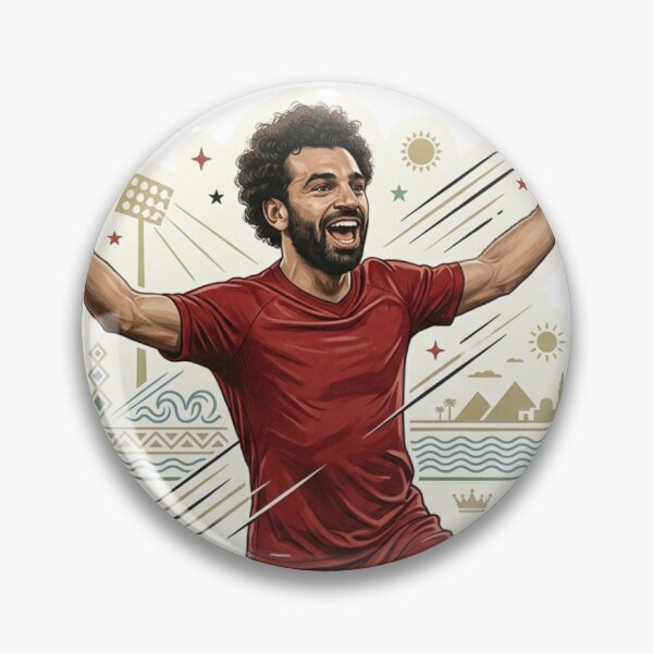 Artikelvorschau, Mohamed Salah Mo Salah Ägyptischer König Fußballaufkleber entworfen und verkauft von KaBaRen.