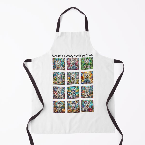 Item preview, A Year of Westies - Stained Glass Beauty! designed and sold by WestieMDR.