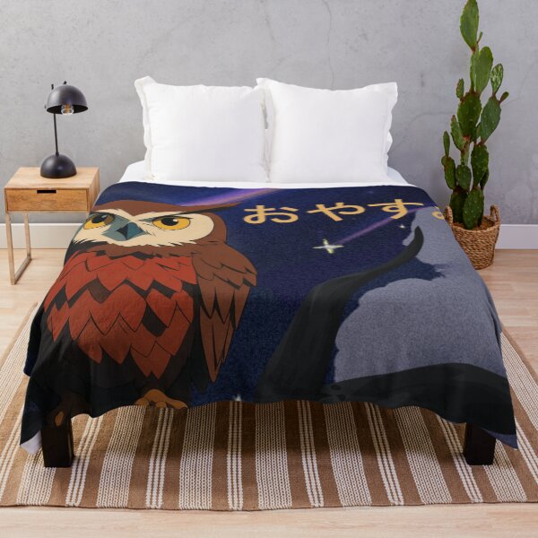 Item preview, Anime Owl Oyasumi Japanese for Good Night designed and sold by glowvim.