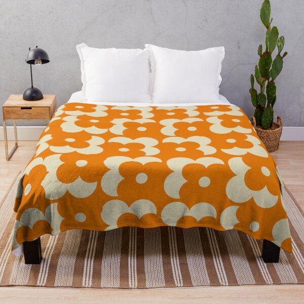 Item preview, Groovy 70s Floral Silhouette – Retro Mod Flower Power Pattern designed and sold by Frohyou.