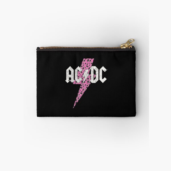 Item preview, AC/DC Pink Leopard Cheetah Print Lightning Bolt Distressed designed and sold by Dravienart.