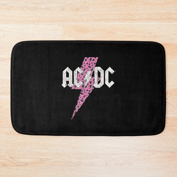 Item preview, AC/DC Pink Leopard Cheetah Print Lightning Bolt Distressed designed and sold by Dravienart.