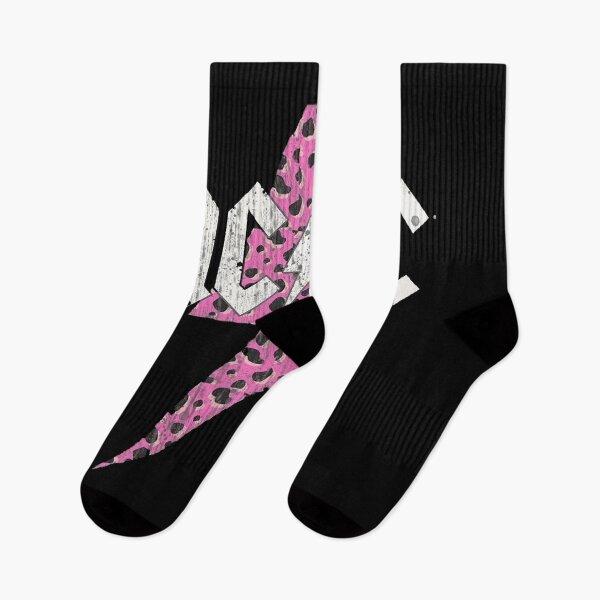 Item preview, AC/DC Pink Leopard Cheetah Print Lightning Bolt Distressed designed and sold by Dravienart.