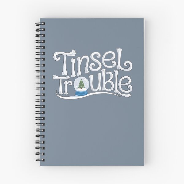 Item preview, Tinsel Trouble Christmas Typography Design, Festive Holiday designed and sold by JumpJammiesTees.