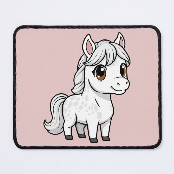 Item preview, A chibi-style drawing of the Abbayan Arabian horse designed and sold by Cheval-de-coeur.
