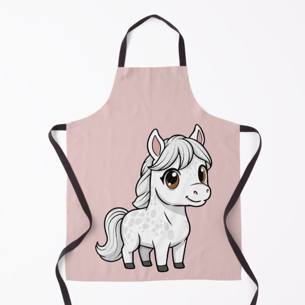 Item preview, A chibi-style drawing of the Abbayan Arabian horse designed and sold by Cheval-de-coeur.