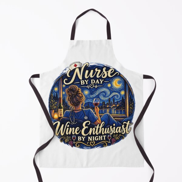 Item preview, Nurse By Day, Wine Enthusiast By Night designed and sold by Fantasy Football Company.