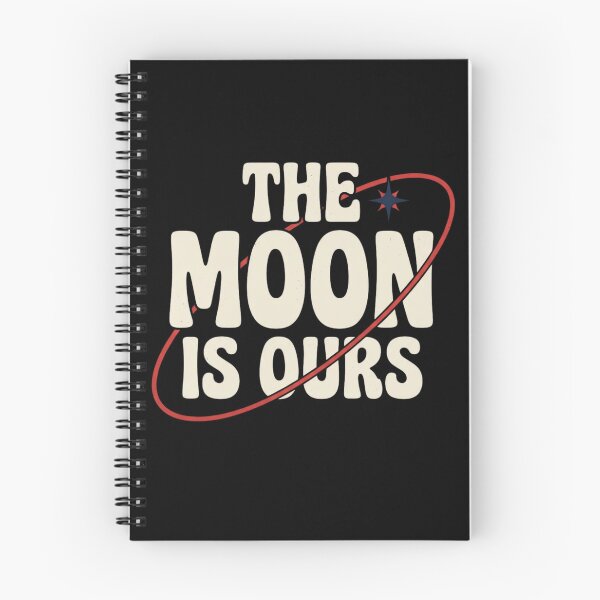 Item preview, Women's The Moon Is Ours American Flag Funny Patriotic Space Humor T-Shirt designed and sold by Trendably.