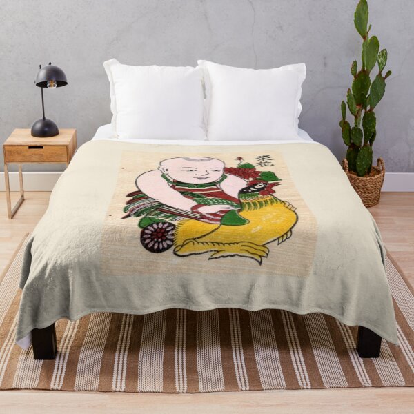 Item preview, Vinh Hoa Vietnamese Folk Boy with Rooster designed and sold by Diamondngtkc.