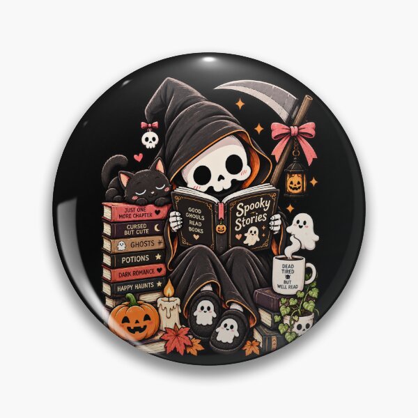 Item preview, Bookish Grim Reaper: Good Ghouls Read Books. designed and sold by Festive Bug.