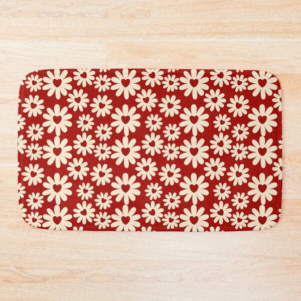 Item preview, Cottagecore Daisy Meadow – Retro Valentine Flower Power Pattern designed and sold by Frohyou.