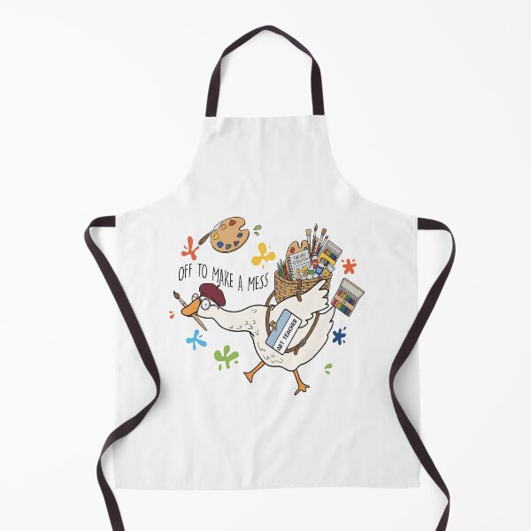 Item preview, Art Teacher Goose Off to Make a Mess designed and sold by Krasnovaovaova.