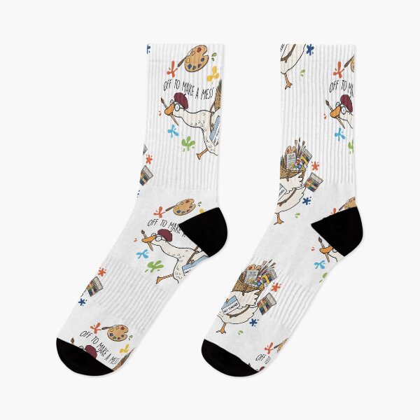 Item preview, Art Teacher Goose Off to Make a Mess designed and sold by Krasnovaovaova.