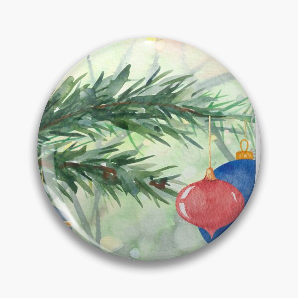 Item preview, Christmas tree and baubles designed and sold by RoseMarypaint.