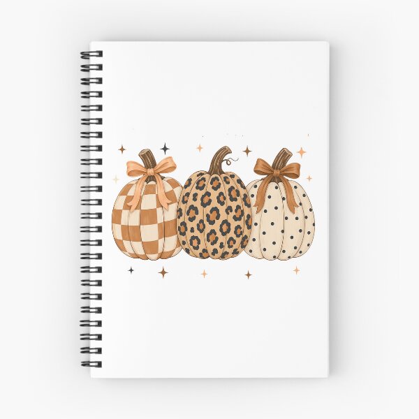Item preview, Coquette Fall Pumpkins – Leopard, Gingham & Bows Autumn Design designed and sold by webpatty.
