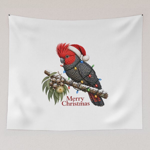 Item preview, Gang-Gang Cockatoo Christmas – Australian Bird Merry Christmas designed and sold by SVALANART.