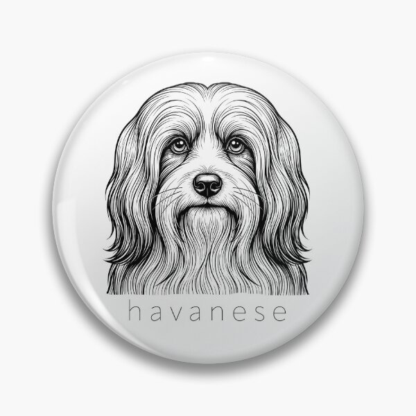 Item preview, Havanese Portrait Illustration designed and sold by SUP-R-Ts.