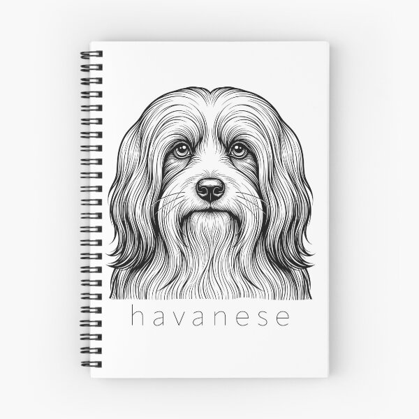Item preview, Havanese Portrait Illustration designed and sold by SUP-R-Ts.