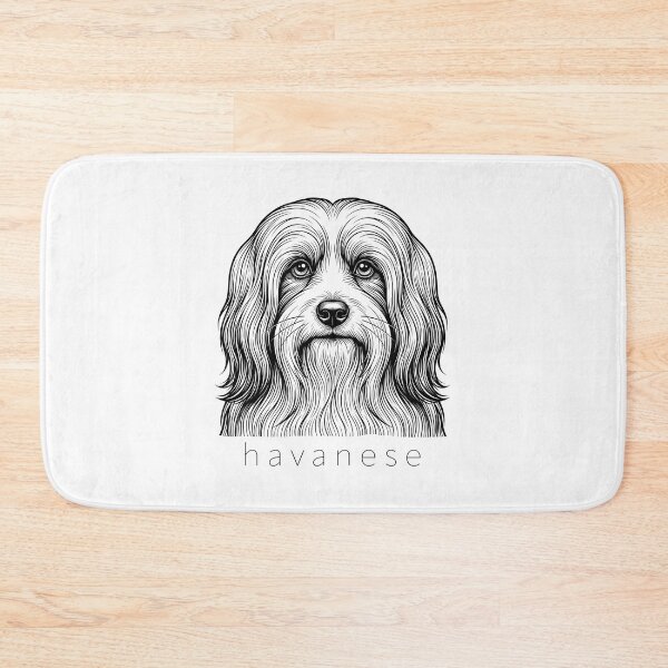 Item preview, Havanese Portrait Illustration designed and sold by SUP-R-Ts.