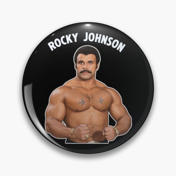 Item preview, Rocky Johnson - Classic 80s Pro Wrestling designed and sold by darklordpug.