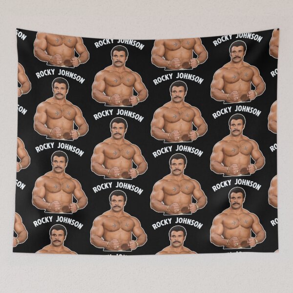 Item preview, Rocky Johnson - Classic 80s Pro Wrestling designed and sold by darklordpug.