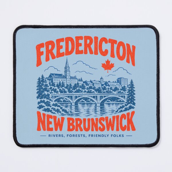 Item preview, Fredericton Retro City designed and sold by HowToCanadian.